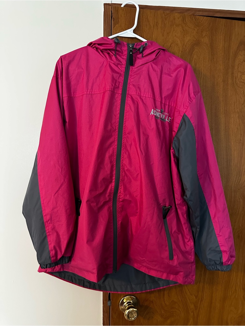 Asheville beer city rain jacket